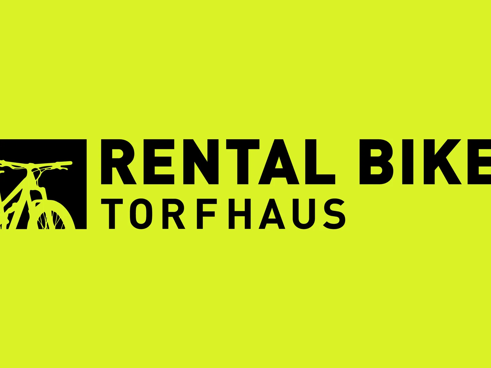 Das Branding von Rental Bikes Torfhaus im Einsatz vor Ort.